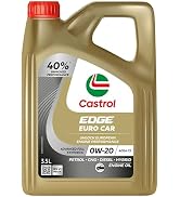 と*く様 Castrol EDGE 0W-20　8L Castrol EDGE Euro Car 0W-20 M Advanced Full Synthetic Engine Oil